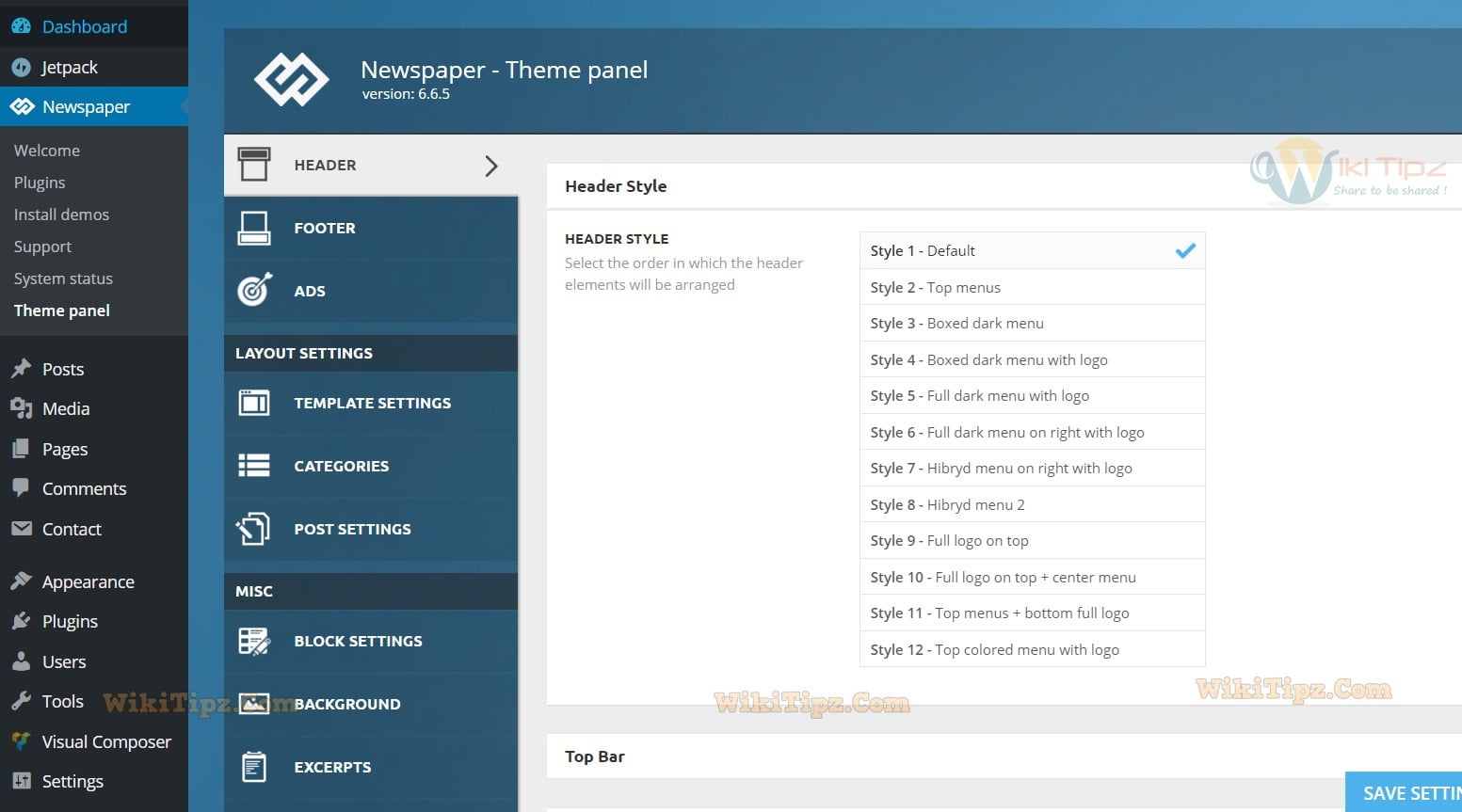 Hướng dẫn sử dụng và cấu hình Theme Newspaper 6.6.3 Hướng dẫn sử dụng và cấu hình Theme Newspaper 6.6.3