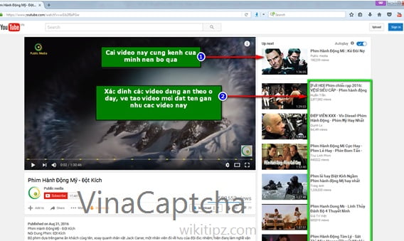xác định các video đang ăn theo vide của mình xác định các video đang ăn theo vide của mình