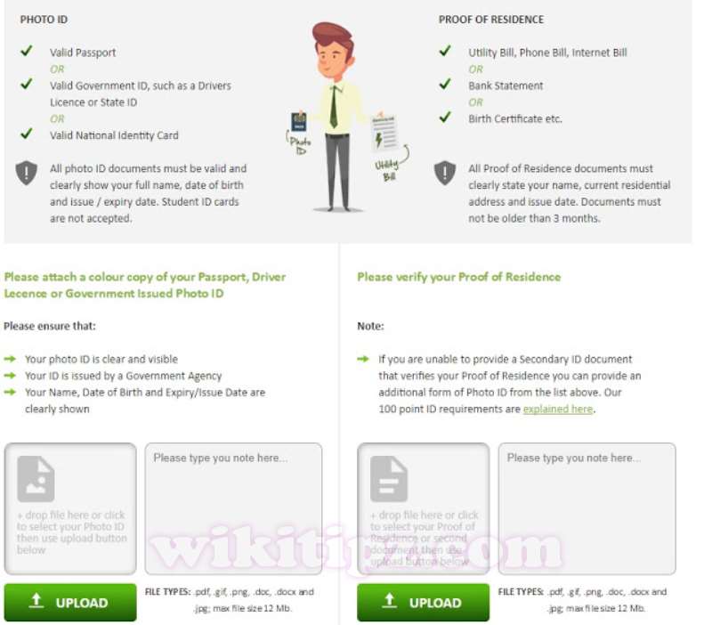 Bước 5: Xác thực tài khoản ICMarkets (Verify document)